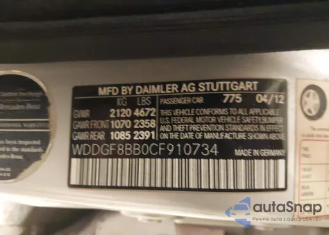 2012 Mercedes-Benz C 300 Sport 4Matic из США, поврежденный, VIN WDDGF8BB0CF910734